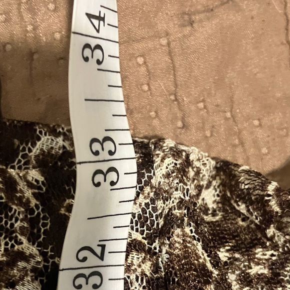 Brown Patterned Mini Dress - Picture 8 of 8